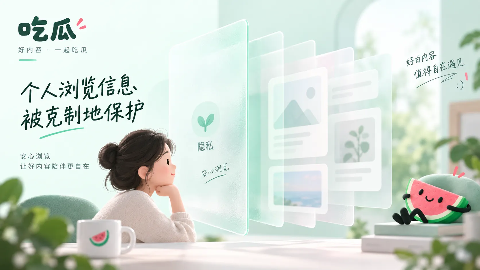 隐私与信息保护主题示意
